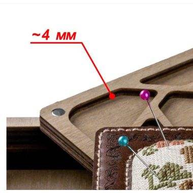 Set for making a needle holder plywood a good present
