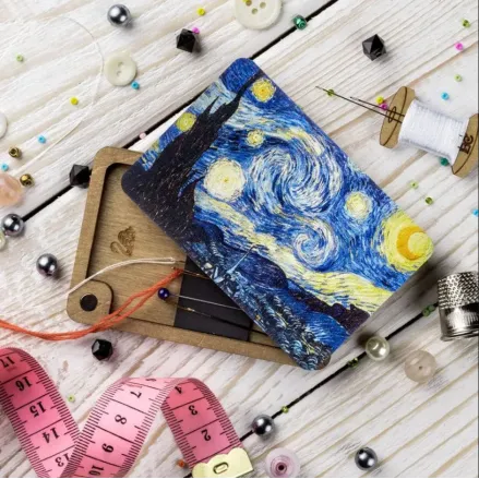 Embroidery box for needles, 6*9 cm, Wonderland Crafts WLZB-079