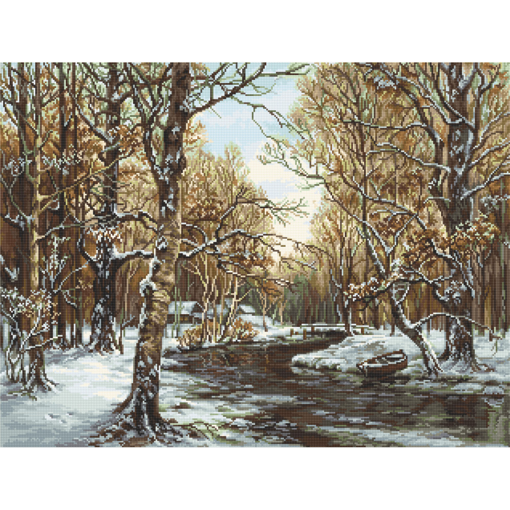 Tapestry kits “First snow” Luca-S G597