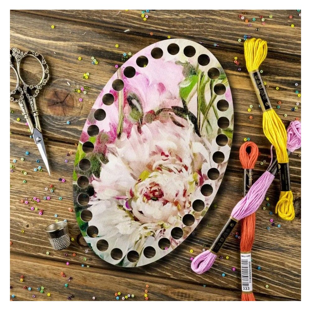 Organizer plywood for threads, 12.5*20 cm, Wonderland Crafts WLZP-049 Organizer plywood for threads, 12.5*20 cm, Wonderland Crafts WLZP-049