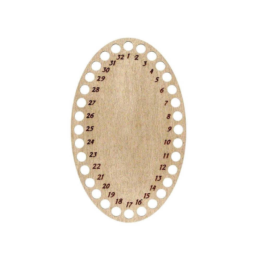 Plywood hoop for Mill-Hill beading kits and for perforated paper.