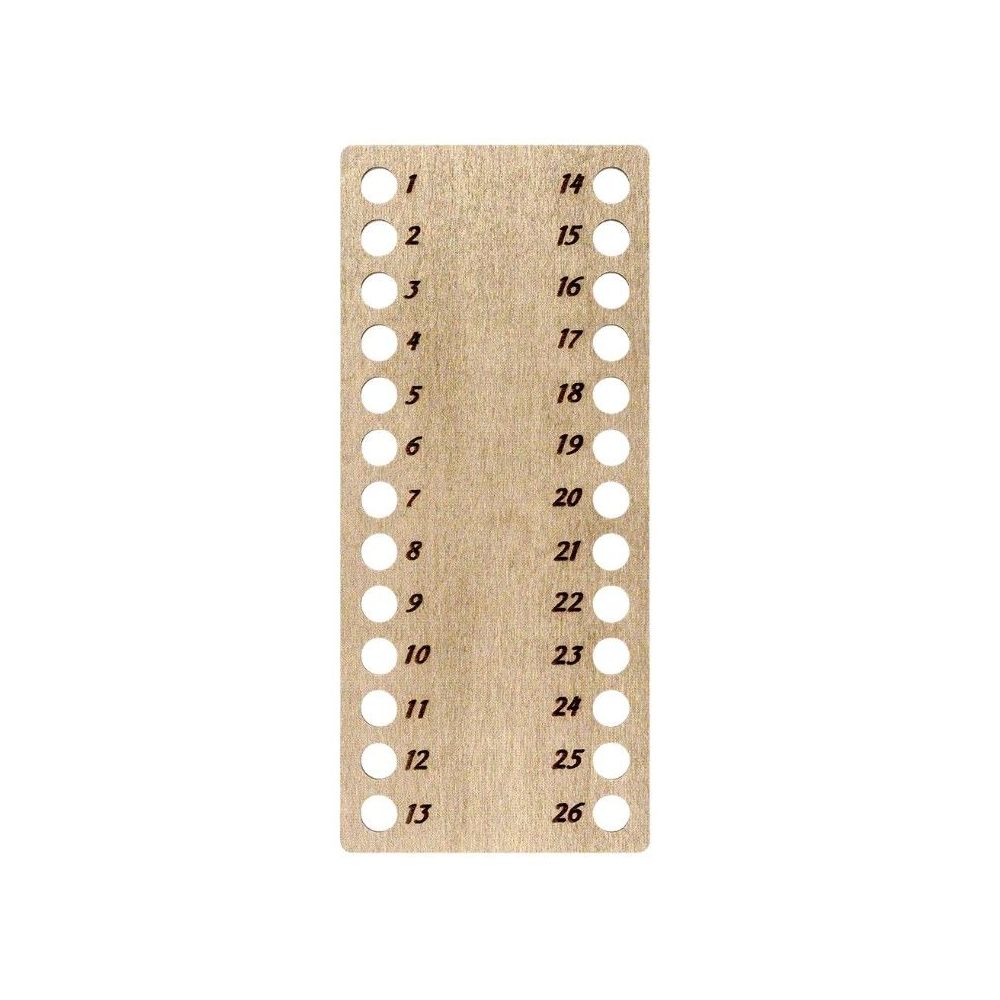 Plywood hoop for Mill-Hill beading kits and for perforated paper.