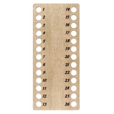 Plywood hoop for Mill-Hill beading kits and for perforated paper.