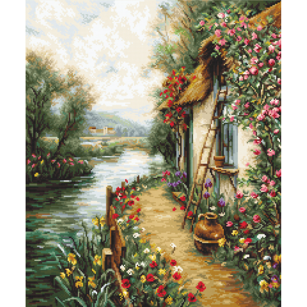 Tapestry kits “Along the River” Luca-S G581