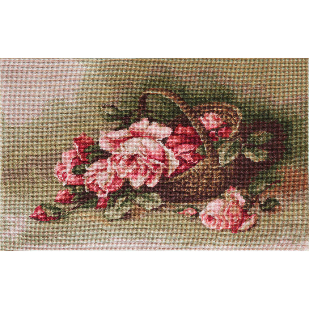 Tapestry kits “Basket with Flowers” Luca-S G483