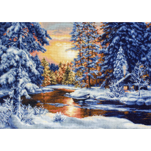 Tapestry kits “Winter Landscape” Luca-S G477