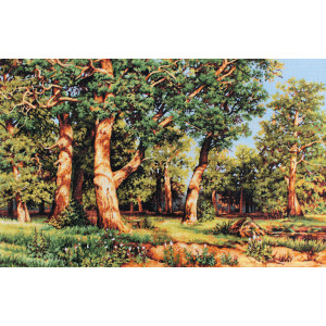 Tapestry kits “The Oak Grove” reproduction of I.I. Shishkin Luca-S G476