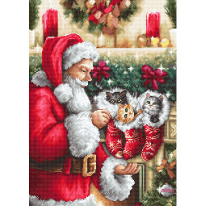 Tapestry kits “Santa Claus” Luca-S G602
