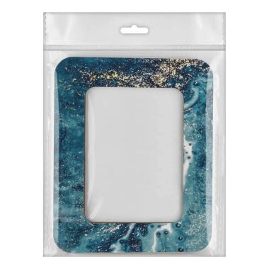Wonderland Crafts Magnetic Embroidery Frame FLMP-021 – Celadon Blue, 2.6″ × 3.5″