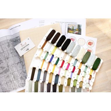 Cross Stitch Kit Camper's Cabin, Luca-S B610