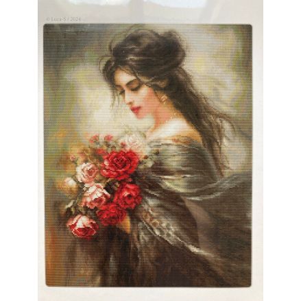 Cross Stitch Kit Luca-S GOLD - Serene Beauty, B703