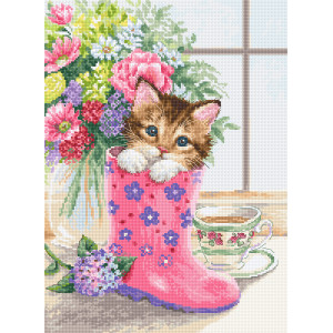 Cross Stitch Kit “Pretty kitten” Luca-S B2390