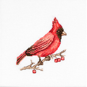 Cross Stitch Kit “Cardinal” Luca-S B1156