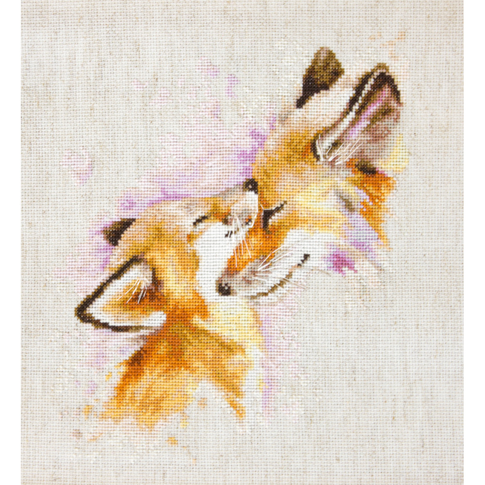 Cross Stitch Kit “Foxes” Luca-S B2312