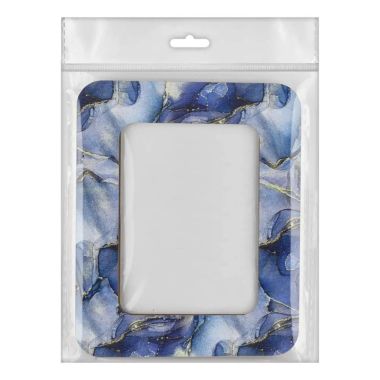 Hoop plywood magnetic for embroidery, Gray-Blue Marble Color, Wonderland Crafts WLMP-022