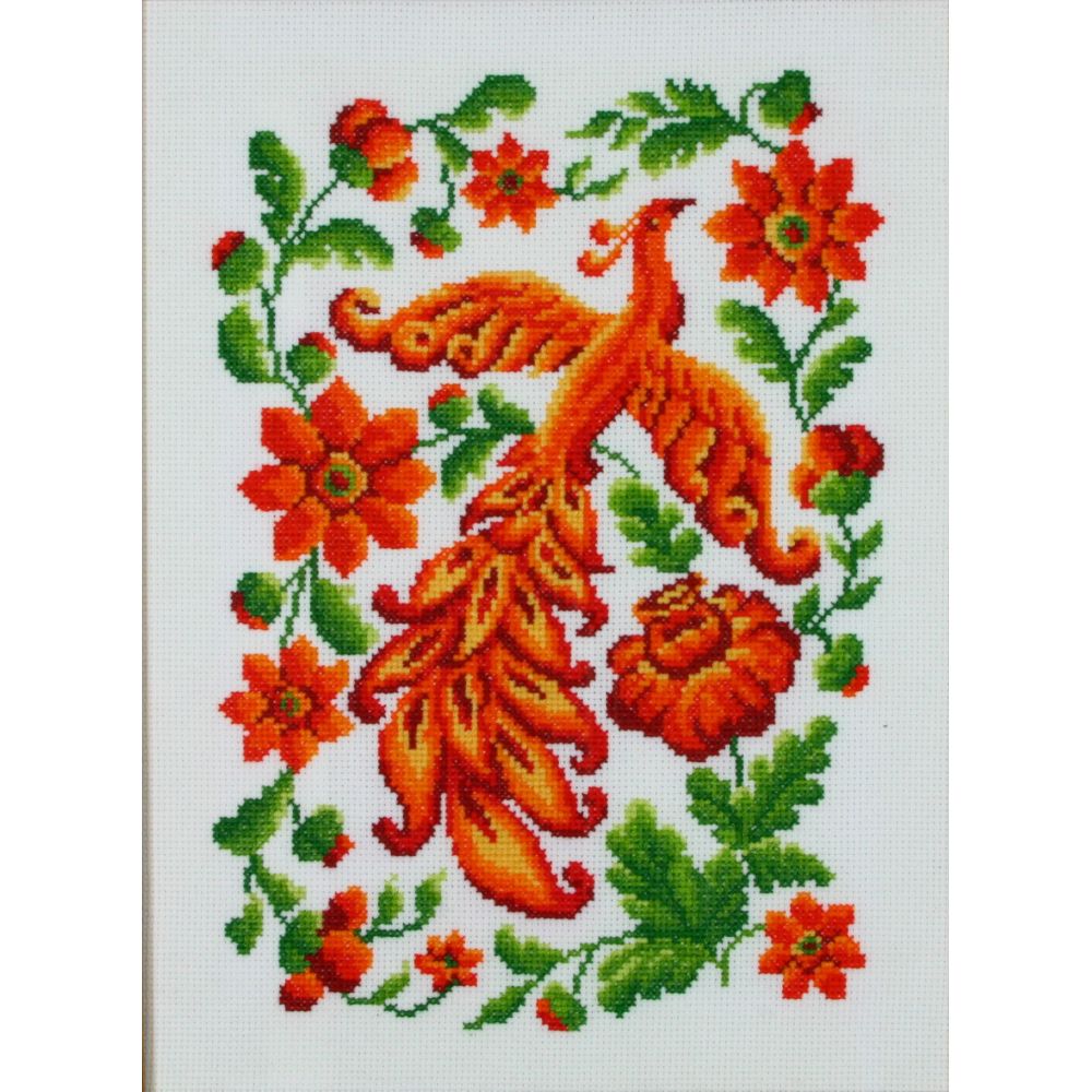 Cross-Stitch Kit "Fire Bird" Lady 01009