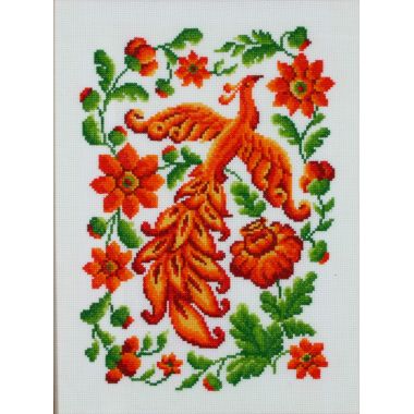 Cross-Stitch Kit "Fire Bird" Lady 01009