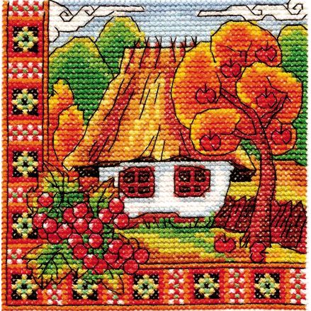 Cross-Stitch Kit “Autumn Bucovina” Lady 01270