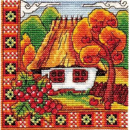 Cross-Stitch Kit “Autumn Bucovina” Lady 01270