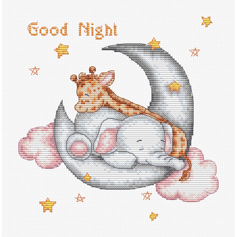 Cross Stitch Kit “Good Night” Luca-S B1192