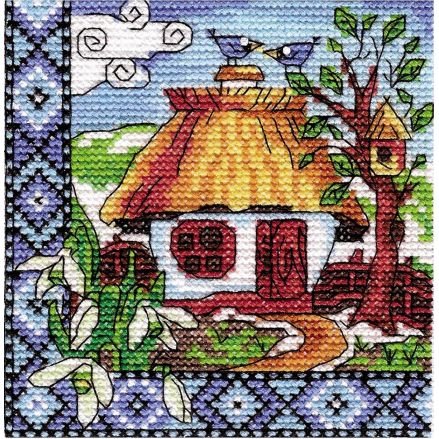 Cross-Stitch Kit “Spring Ukraine” Lady 01271