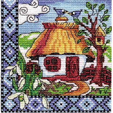 Cross-Stitch Kit “Spring Ukraine” Lady 01271