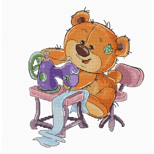 Cross Stitch Kit “Teddy-bear” Luca-S B1179