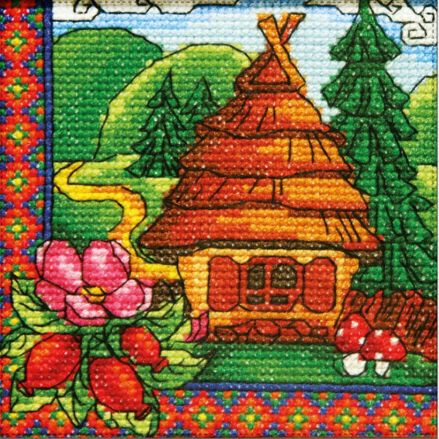 Cross-Stitch Kit “Carpathia Forests ” Lady 01273