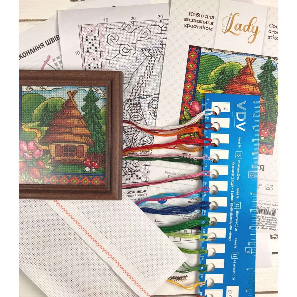 Cross-Stitch Kit “Carpathia Forests ” Lady 01273