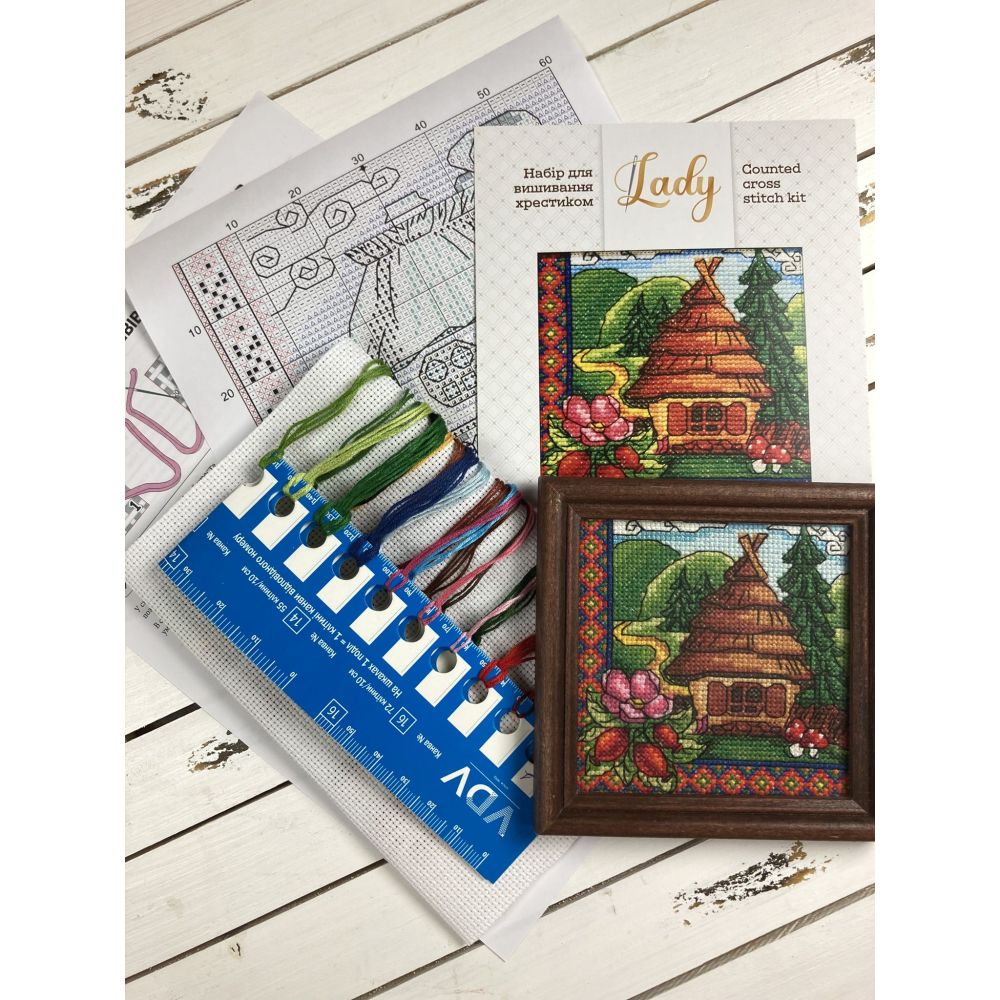 Cross-Stitch Kit “Carpathia Forests ” Lady 01273
