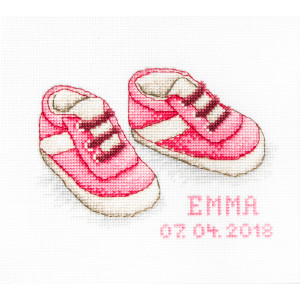Cross Stitch Kit “Baby Shoes” Luca-S B1139