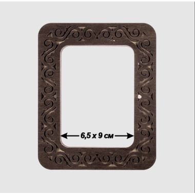 Plywood hoop for Mill-Hill beading kits and for perforated paper.