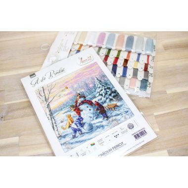 Cross-Stitch Kit Merry Christmas, Luca-S B2358