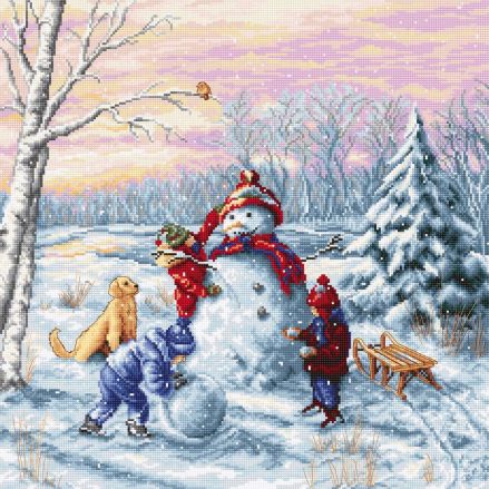Cross-Stitch Kit Merry Christmas, Luca-S B2358