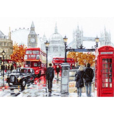 Cross Stitch Kit London, Luca-S B2376