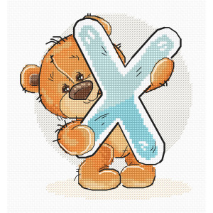 Cross Stitch Kit “Letter X” Luca-S B1225