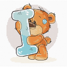 Cross Stitch Kit “Letter I” Luca-S B1210