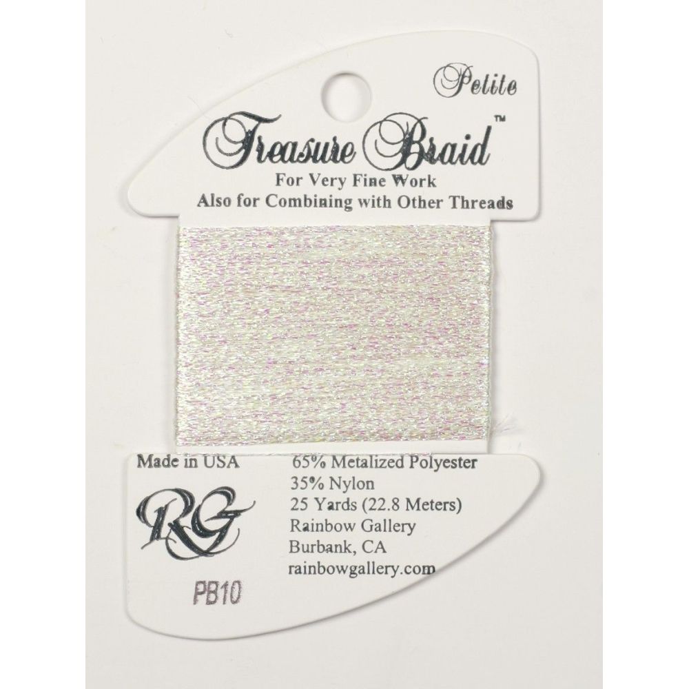 Thread PB10- White Pearl Rainbow Gallery