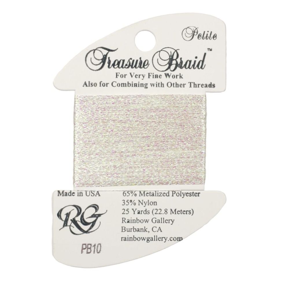 Thread PB10- White Pearl Rainbow Gallery