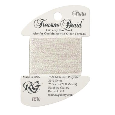 Thread PB10- White Pearl Rainbow Gallery