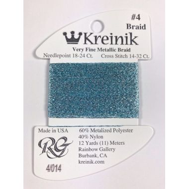 Thread 014 - Sky Blue Very Fine 4 Braid Kreinik B040014S