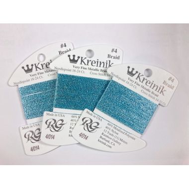 Thread 014 - Sky Blue Very Fine 4 Braid Kreinik B040014S