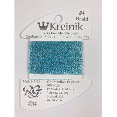 Thread 014 - Sky Blue Very Fine 4 Braid Kreinik B040014S