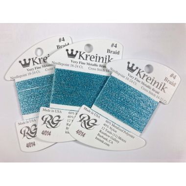 Thread 014 - Sky Blue Very Fine 4 Braid Kreinik B040014S