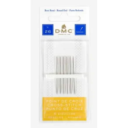 Needles with round end for cross-stitch №26 DMC, 1771/3
