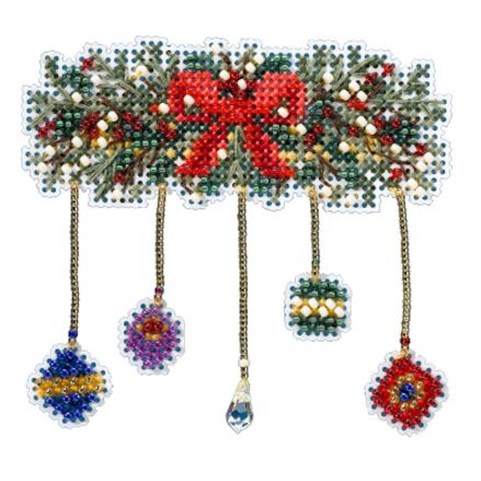 Beaded Cross Stitch Kit Garland, Mill Hill MH18-2232