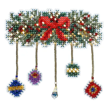 Beaded Cross Stitch Kit Garland, Mill Hill MH18-2232