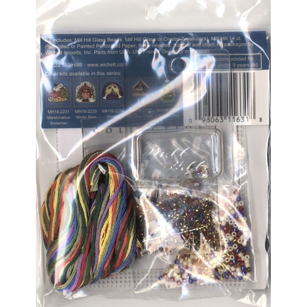 Beaded Cross Stitch Kit Garland, Mill Hill MH18-2232