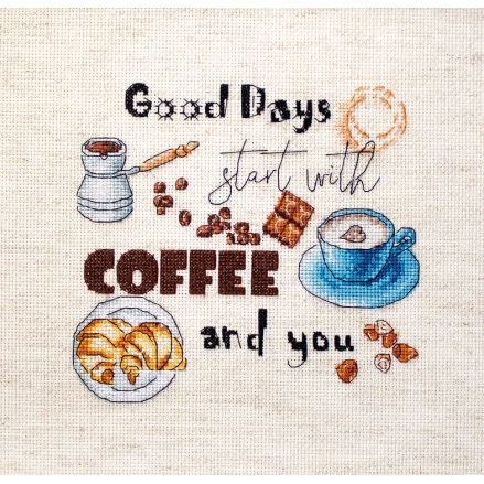 LetiStitch Counted Cross Stitch Kit LETI 927 – Coffee Time