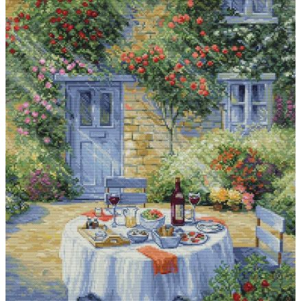 Cross Stitch Kit Luca-S - Romantic Garden, BU5055